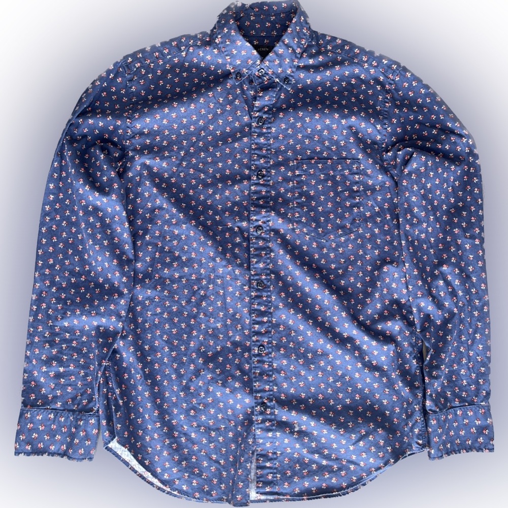 J crew Floral print button down.